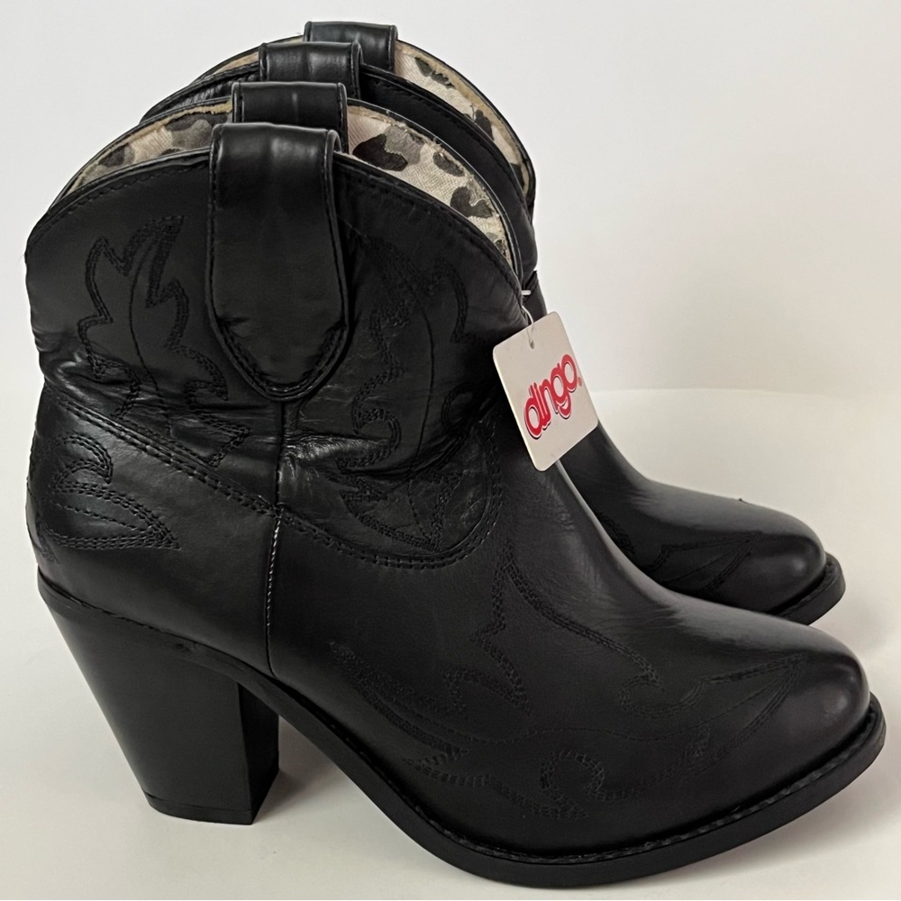 Dingo Western Style Leather “Billie Shortie”Woman’s Boots. Size 7.5 NWT